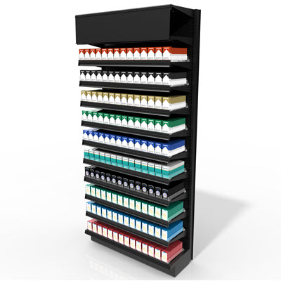 Gondola Tobacco Fixtures, Cigarette